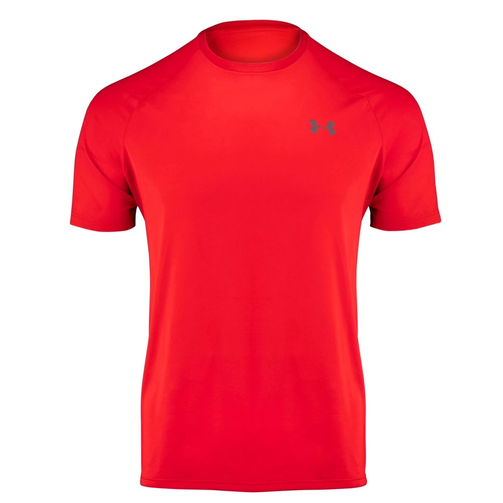 NWOT Under Armour Men's Active Tech 2.0 Short Sleeve Tee Size XL Red